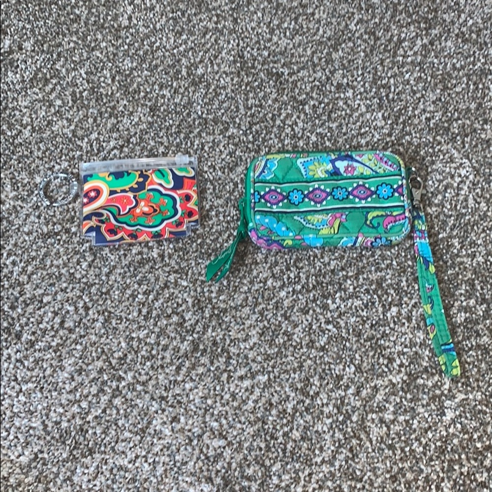 Vera Bradley wristlet & coin pouch